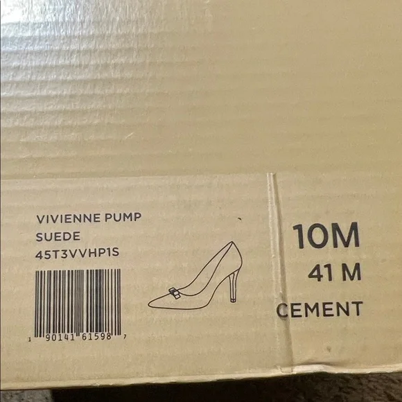 Michael Kors Women's Taupe Heels with Silver Accent - Picture 7 of 7